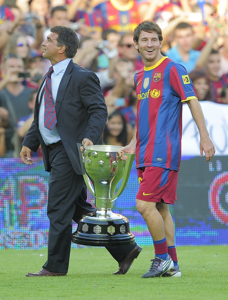 LAPORTA WAS BARCELONA PRESIDENT BETWEEN 2003 AND 2010