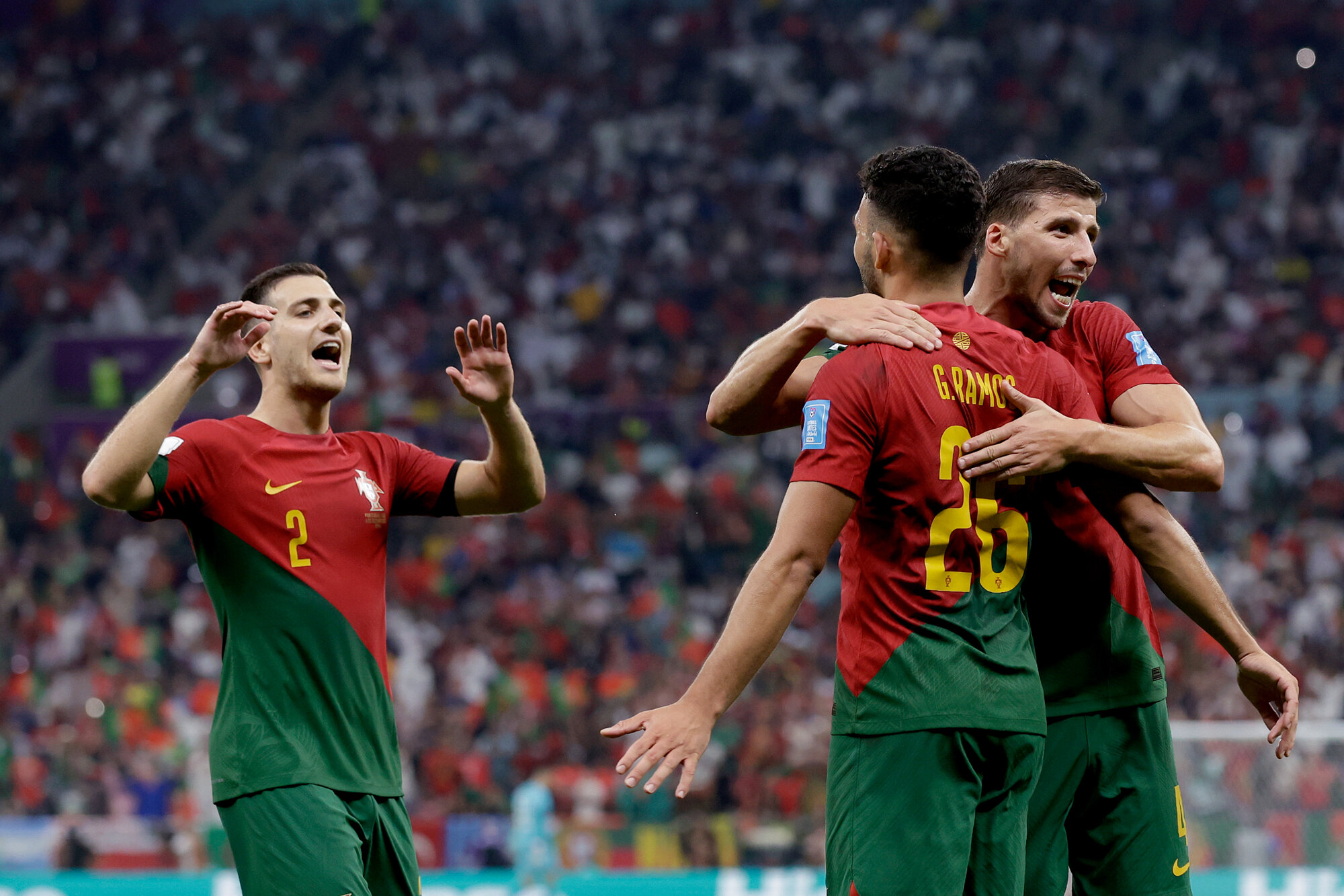 Portugal 6-1 Switzerland: Ramos hits hat-trick as Santos' side shine  without Ronaldo - The Athletic