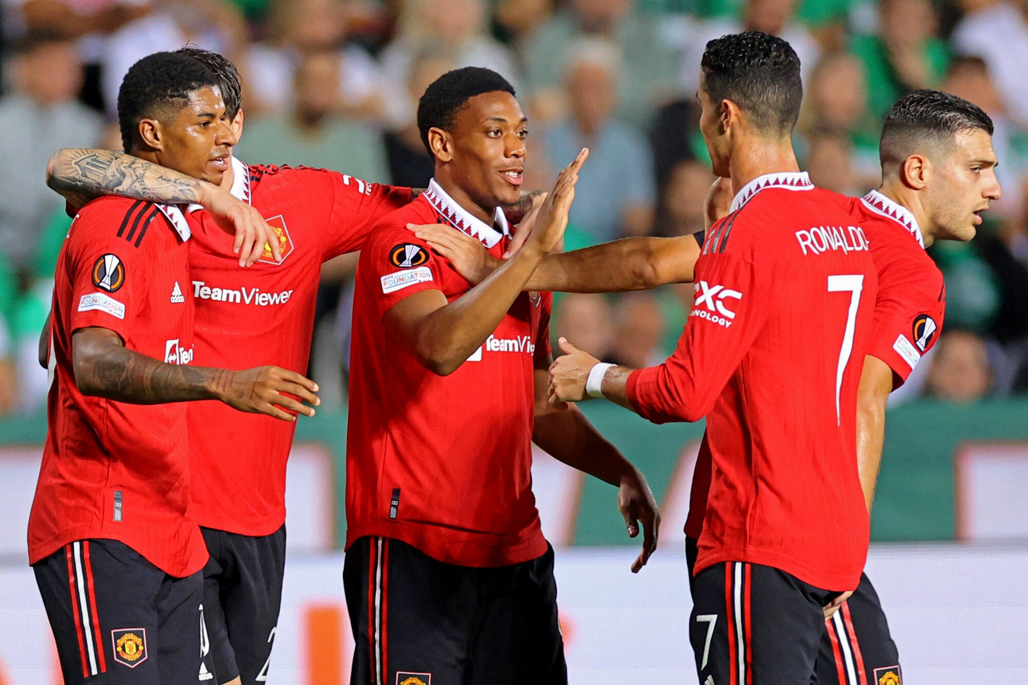 Manchester United’s blushes as they came from behind to defeat Omonia Nicos...