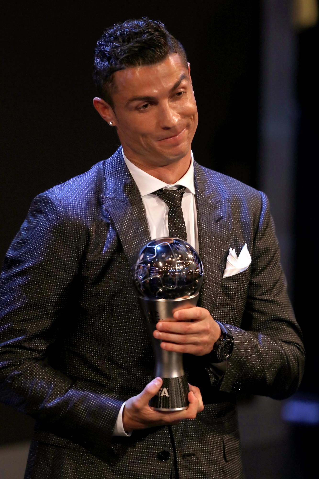 Cristiano Ronaldo Sees Off Messi & Neymar To Win Fifa Best Player Award