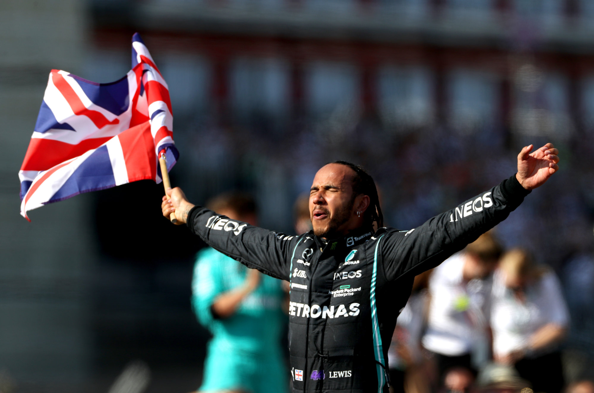 Lewis Hamilton Wins Historic 100th Grand Prix As Rain Robs Lando Norris